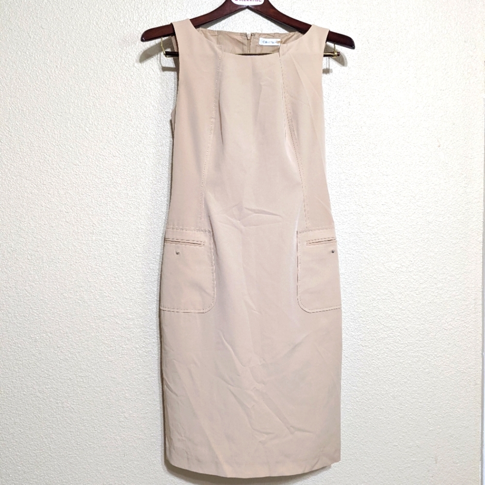 Calvin Klein Tan Dress